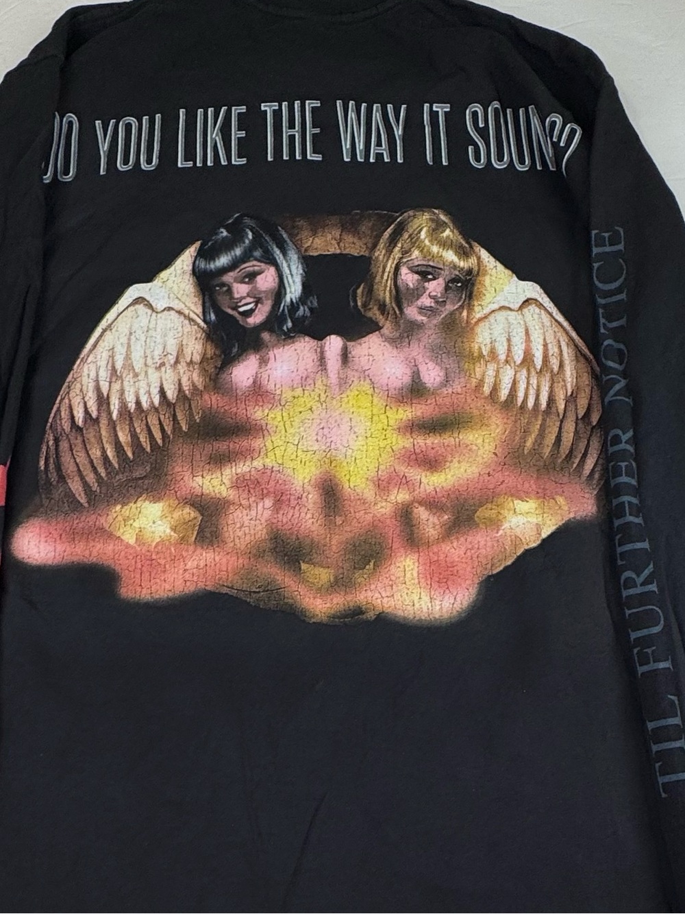 NWOT Travis Scott Tour Merch 2023 Shirt Men's Large Black Graphic Long Sleeve - Picture 5 of 11